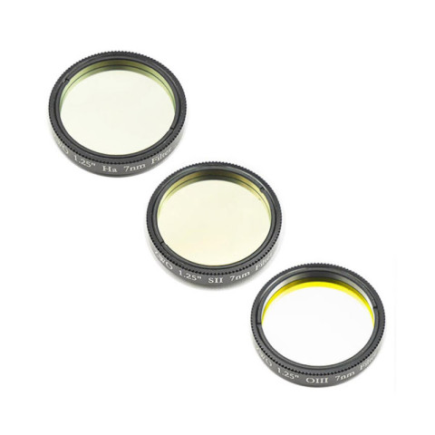 Set de filtres Ha, SII et OIII 7nm ZWO