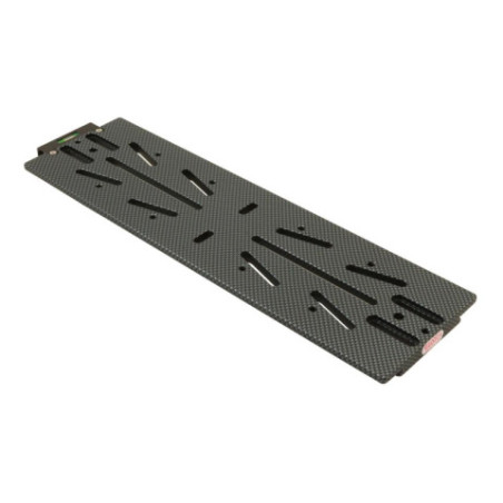 Queue d'aronde mâle Geoptik type Losmandy 340x100x12mm (imit carbone)