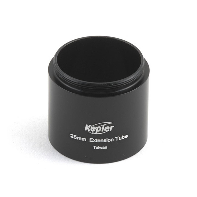Tube d'extension vissant Kepler coulant 31,75mm, longueur 25mm Tube d'extension vissant Kepler coulant 31,75mm, longueur 25mm
