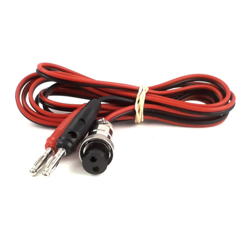 Câble d'alimentation 2m Pierre-Astro AZ-EQ6/EQ6-R/EQ8-R (fiches bananes)