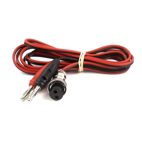 Câble d'alimentation 1m Pierre-Astro AZ-EQ6 (fiches bananes)