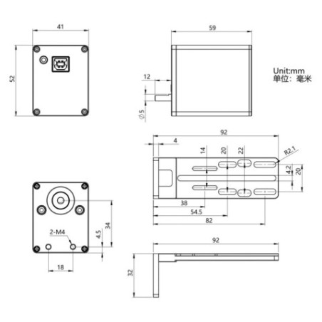 Moteur de mise au point avancé EAF ZWO