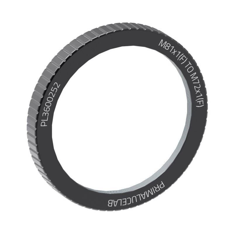 Bague M81 vers M72 femelle pour porte-oculaire ESATTO 3'' PrimaLuce Lab Bague M81 vers M72 femelle pour porte-oculaire ESATTO 3'' PrimaLuce Lab