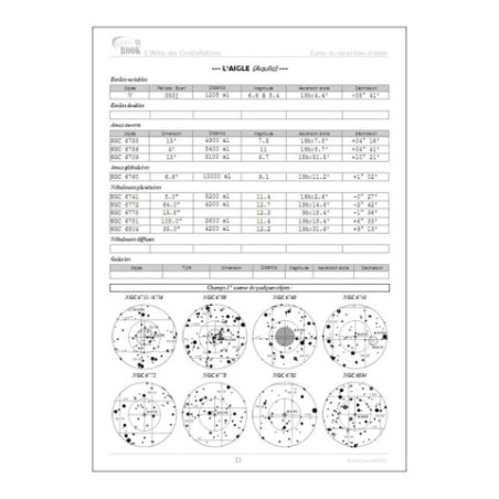 Atlas des Constellations - Ciel Boréal
