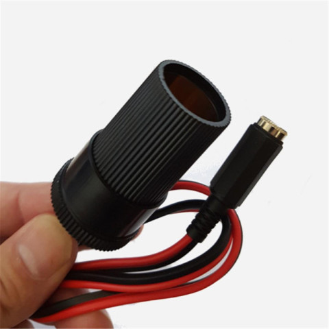 Câble d'alim 5.5/2.1mm femelle vers allume-cigare Pierro Astro (2m)