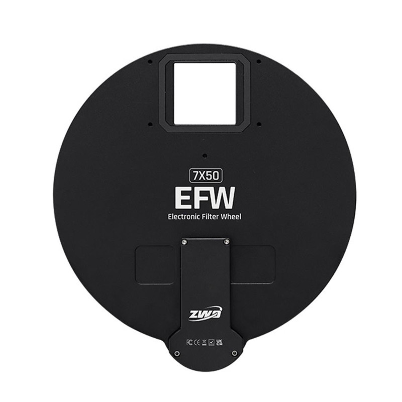 Roue à filtres EFW ZWO 7 positions 7x50mm carrés Roue à filtres EFW ZWO 7 positions 7x50mm carrés