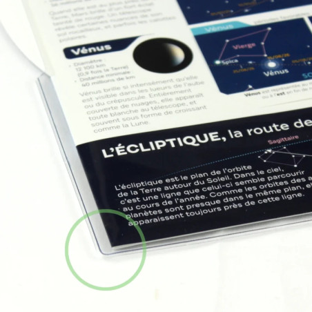 Carte céleste Stelvision plastifiée