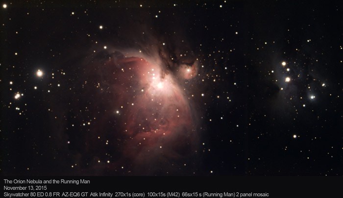 La nébuleuse d'Orion (M42)