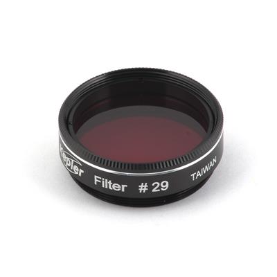 Filtre Kepler n° 29 rouge profond coulant 31,75mm