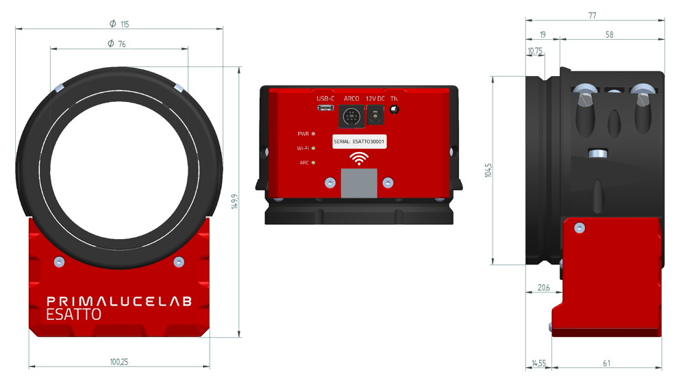 Microfocuser motorisé ESATTO 3