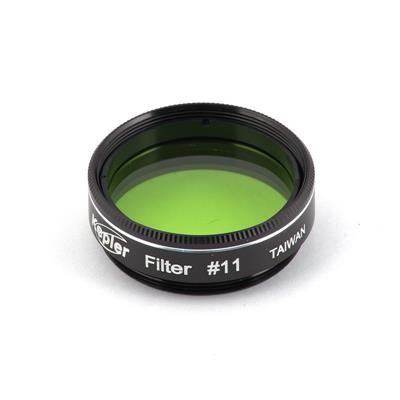 Filtre Kepler n° 11 jaune vert coulant 31,75mm