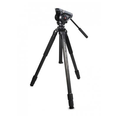 Trépied Ardea CF Kite Optics avec tête Manfrotto MVH500AH