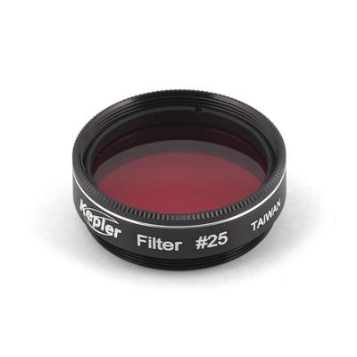 Filtre Kepler n° 25 rouge coulant 31,75mm