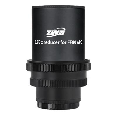 Réducteur de focale 0,76x pour FF80 ZWO
