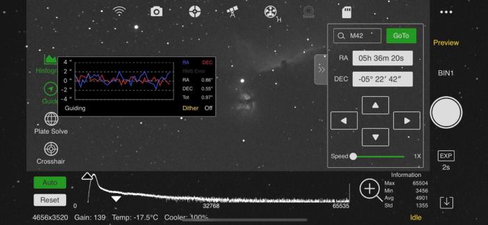 ZWO ASIAIR Pro interface