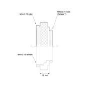 Bague M54 - ép. 12mm - M42/T2 (M/M) pour CA35
