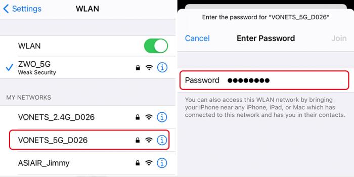 Conexión del extensor Wifi Zwo