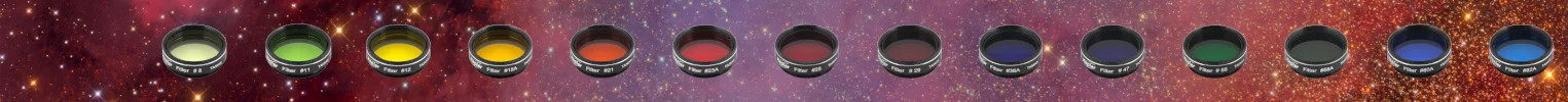 Filtres colorés pour l'observation planétaire
