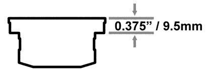 Hauteur générée par l'insertion du réducteur #TVACF-2125 porte_oculaire_televue_asf8125_01.jpg