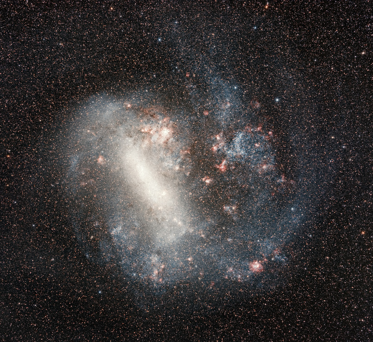 Le Grand Nuage de Magellan dans l'Hémisphère Sud