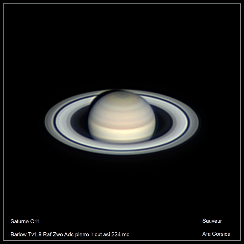 Saturne le 4 septembre 2019