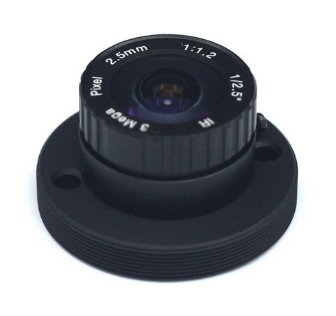 Connexion avec l'objectif (optionnel) grand-angle 2.5mm 170° bagueZWO_M42CS.jpg
