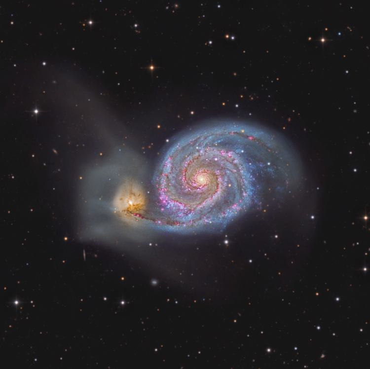 La Galaxie du Tourbillon M51