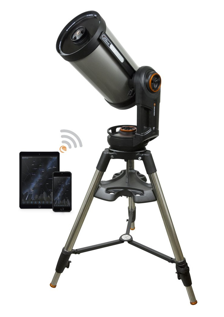 NexStar Evolution 9.25 avec smartphone ou tablette optionnels