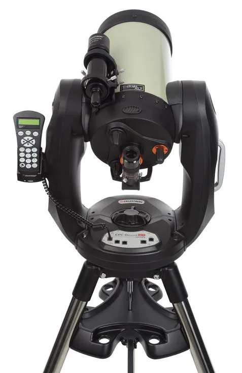 Vue de l'arrière de la monture et de la raquette NexStar