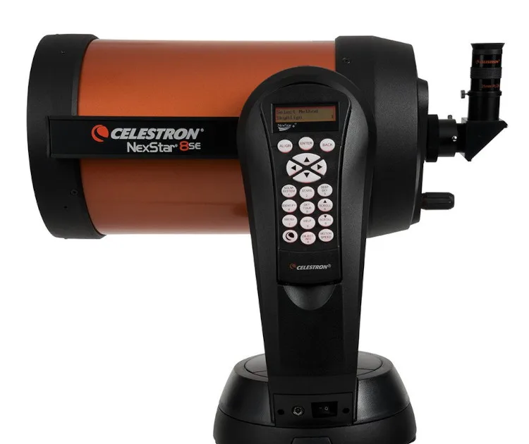 Vue de côté de la monture et raquette NexStar