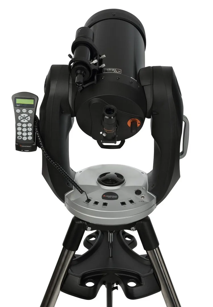 Vue de l'arrière de la monture et de la raquette NexStar