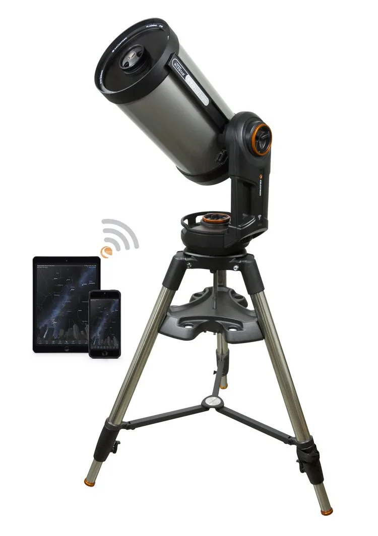 NexStar Evolution 9.25 avec smartphone ou tablette optionnels
