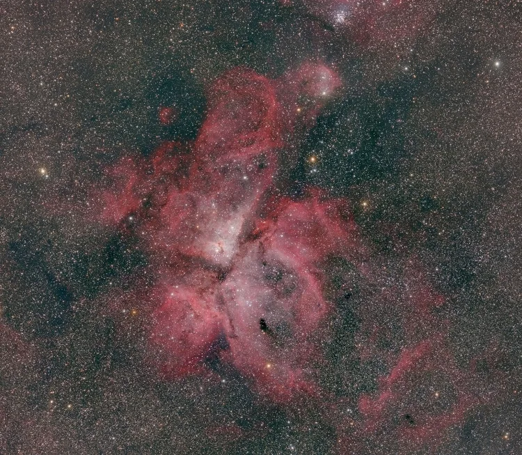 La Nébuleuse de la Carène depuis l'Hémisphère Sud