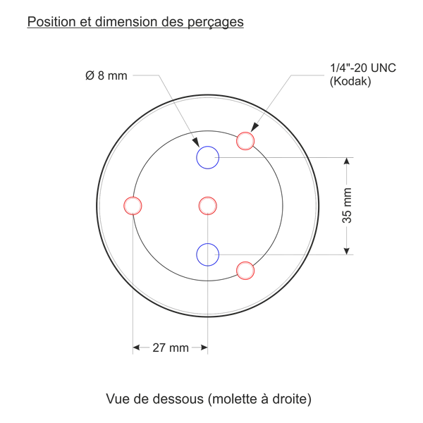 Positions et dimensions des perçages de la queue d'aronde Kepler KE077 queue_aronde_femelle_vixen_kepler.jpg