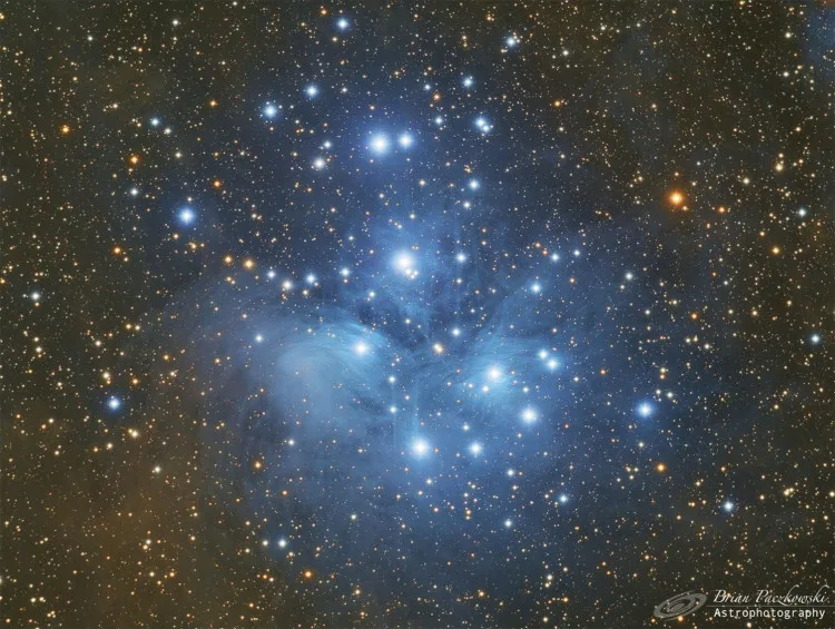L'Amas des Pléiades M45