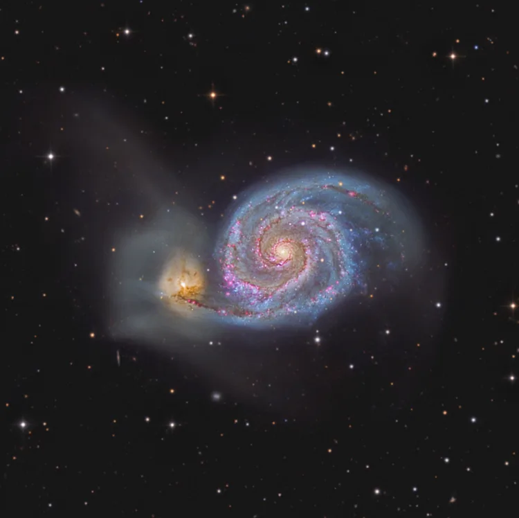 La Galaxie du Tourbillon M51