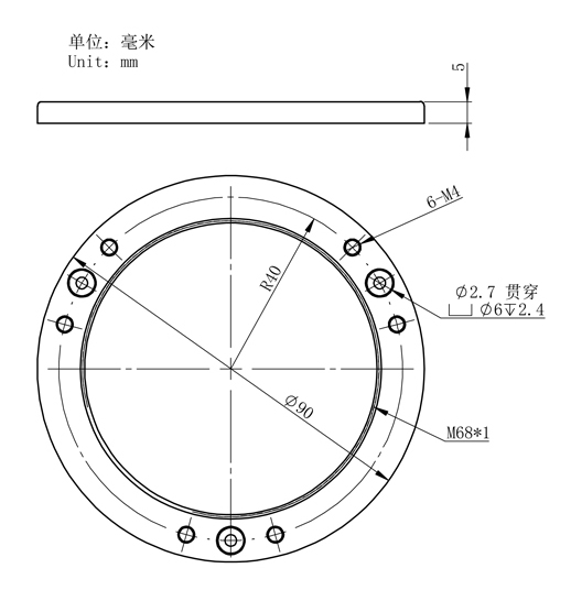 Dessin technique de la bague de tilt ZWO M68 zwo_tiltM68_01.jpg