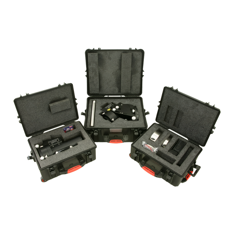 Ensemble valises GM2000, configuration trois caisses