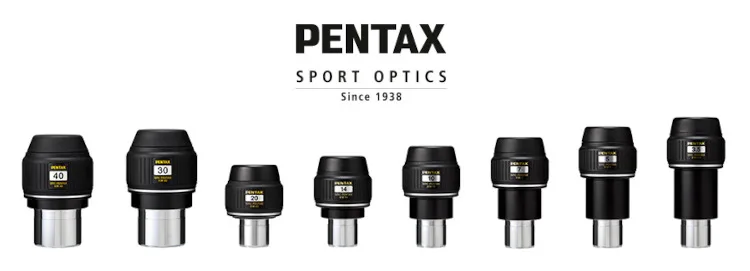 Gamme d'oculaires Pentax XW