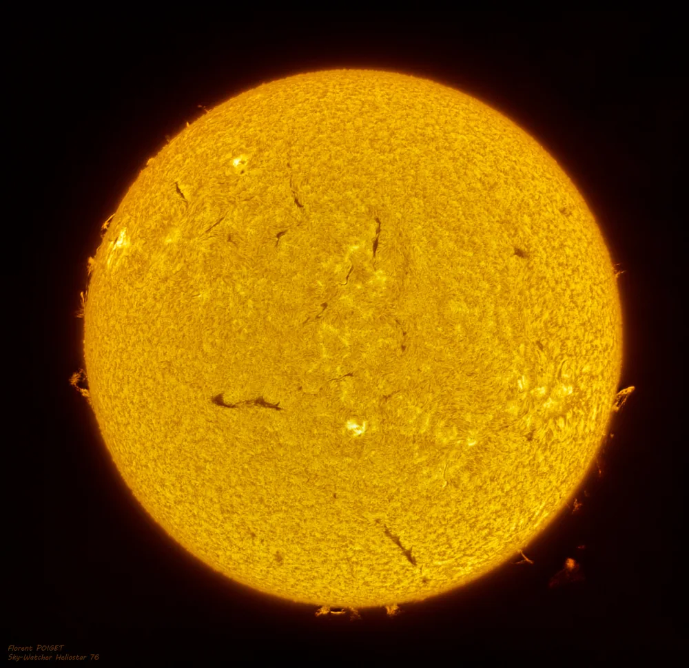 Le Soleil en H-Alpha